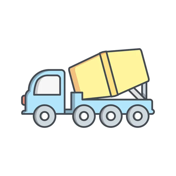 Illustration Concrete Mixer Icon — Stock Photo, Image