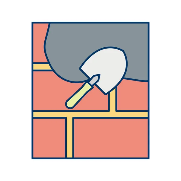 Illustration Brick wall Icon — Stock Photo, Image