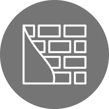 İllüstrasyon Tuğla duvar Simgesi