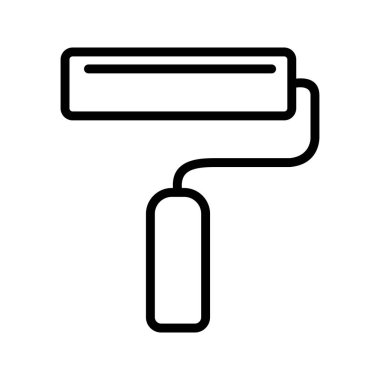 İllüstrasyon Boya rulo Simgesi