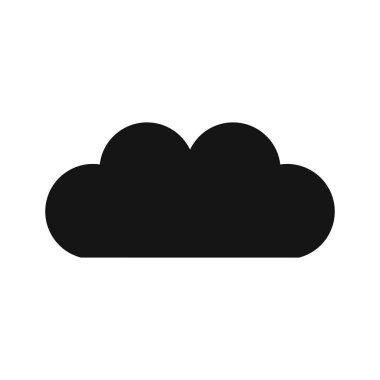 vektör bulut simgesi