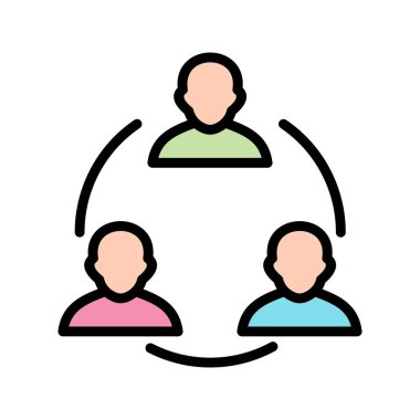 İllüstrasyon Toplantı Simgesi