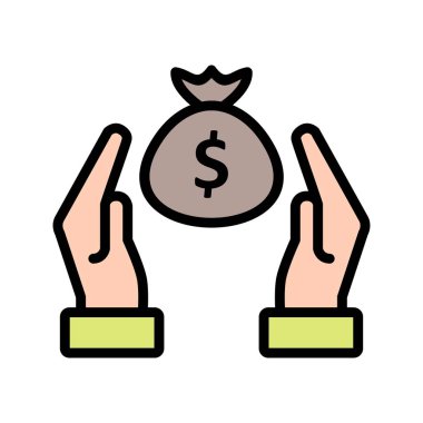 İllüstrasyon Tasarruf Simgesi