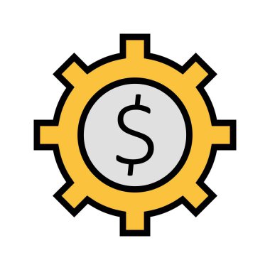 İllüstrasyon İş dişli Simge