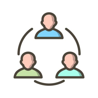 İllüstrasyon Toplantı Simgesi