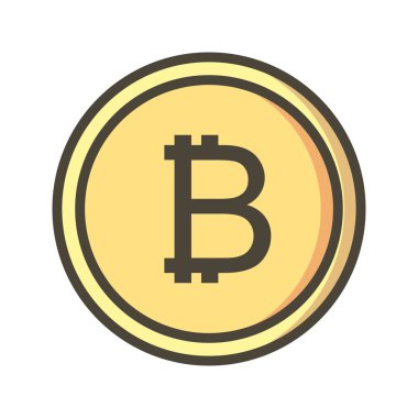 İllüstrasyon Bitcoin Simgesi