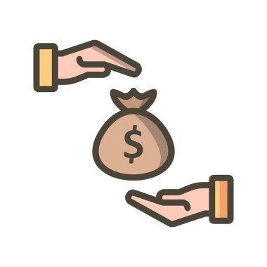 İllüstrasyon Rüşvet Simgesi