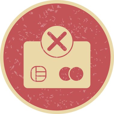 İllüstrasyon Ödeme Hatası Simgesi