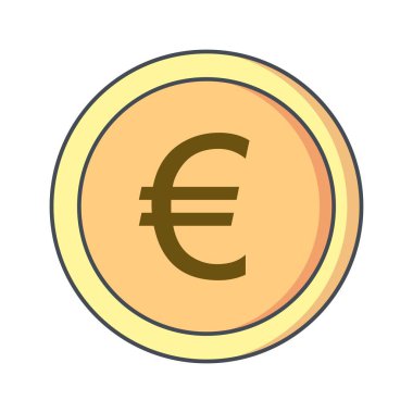İllüstrasyon Euro Simgesi
