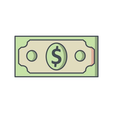 İllüstrasyon Banka notu Simgesi