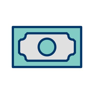 İllüstrasyon Banka notu Simgesi