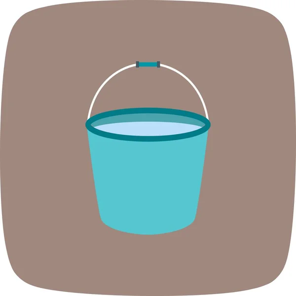 Illustration Bucket Icon — Stock Photo, Image