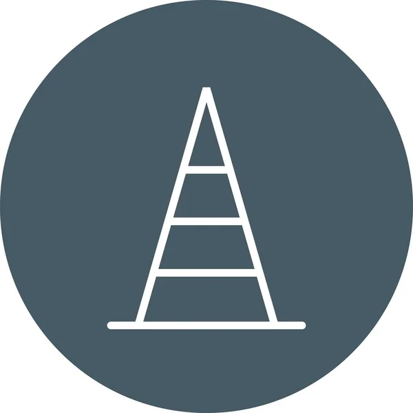 Icono de cono de ilustración —  Fotos de Stock