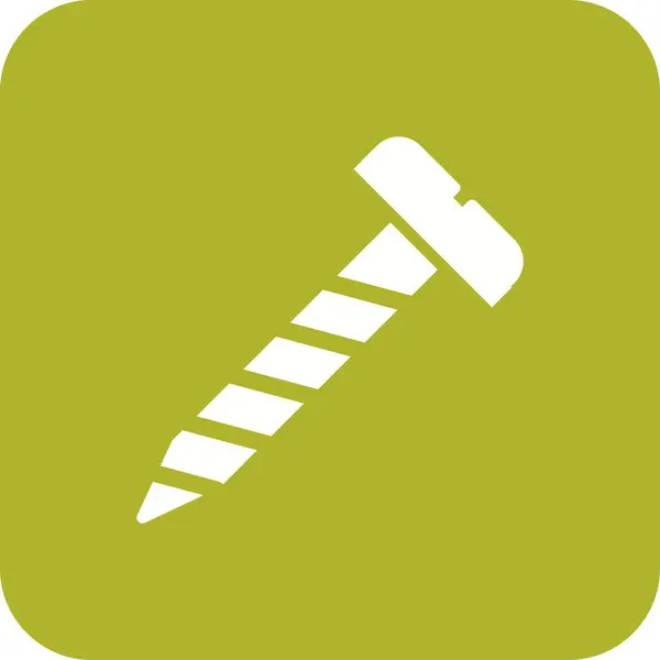 Illustration Screw Icon — Stock Photo, Image