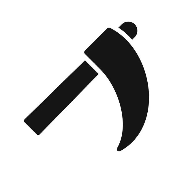 Ilustracja Scythe ikona — Zdjęcie stockowe