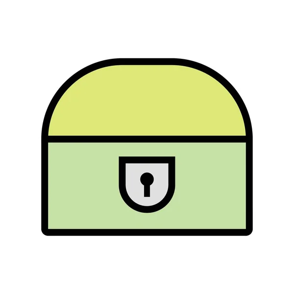 Illustration Coin Chest Icon — Stock Photo, Image