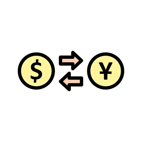 Illustration Exchange rate  Icon — Stock Photo, Image