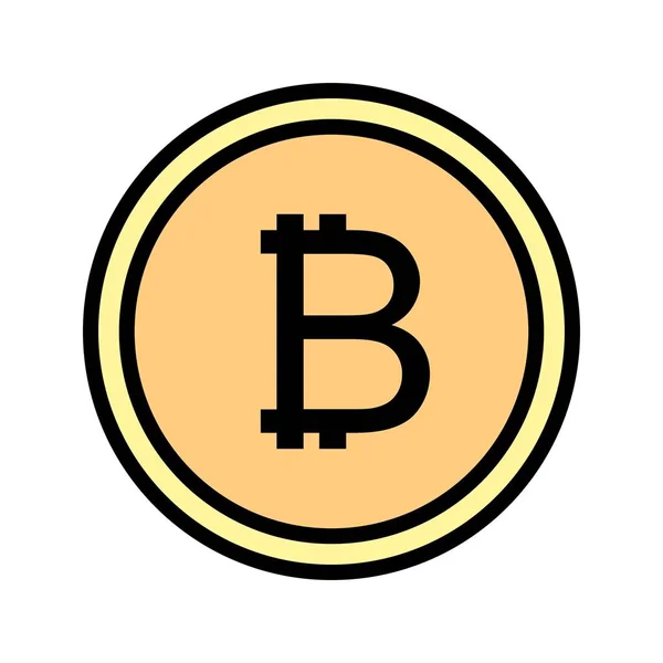 Illustratie Bitcoin-pictogram — Stockfoto