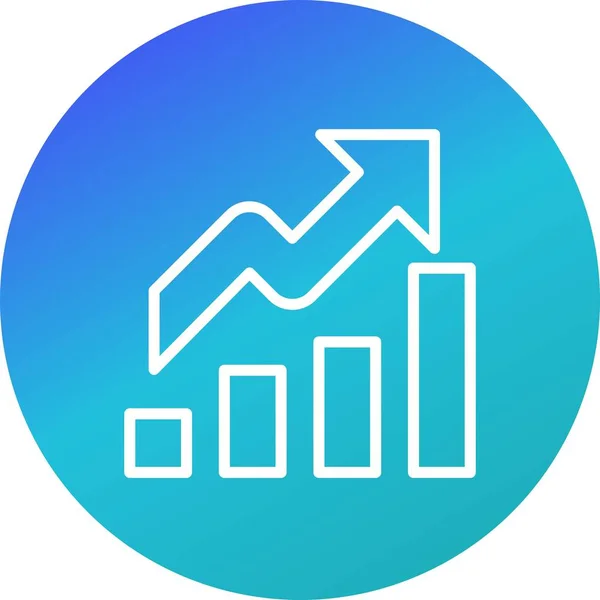 Pictogram voor illustratie groei — Stockfoto