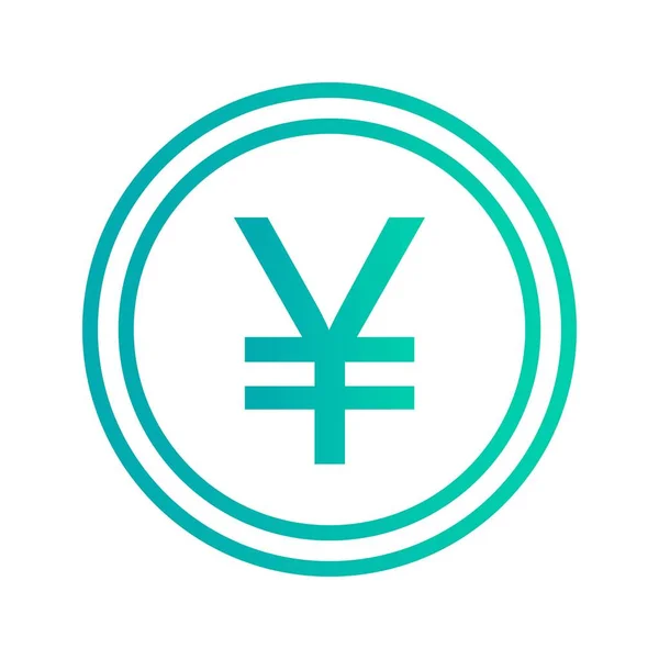 Illustratie yen-pictogram — Stockfoto