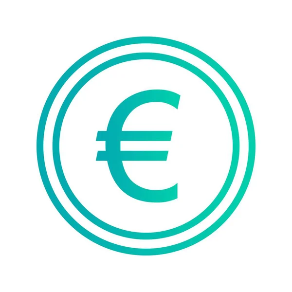 Illustration Euro  Icon — Stock Photo, Image