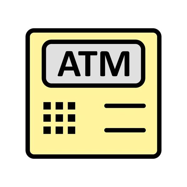 插图 Atm 机器图标 — 图库照片