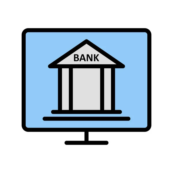 Ilustração Internet Banking Icon — Fotografia de Stock