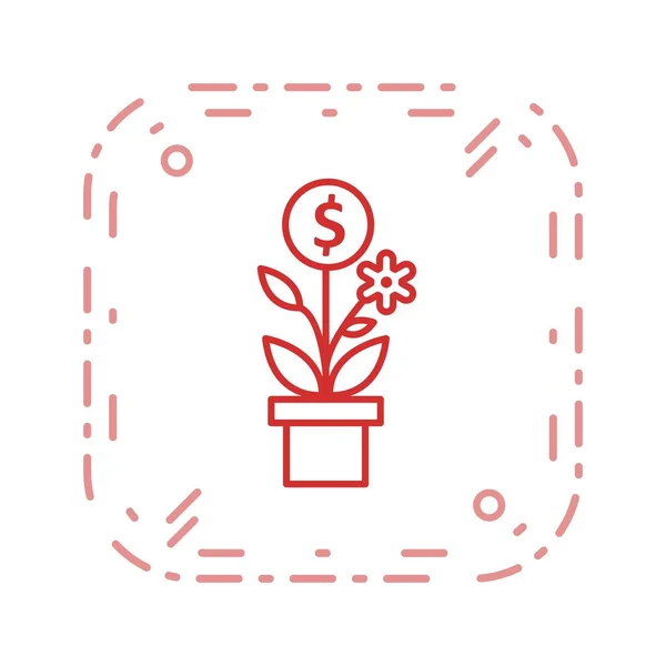 Illustratie Business tree-pictogram — Stockfoto