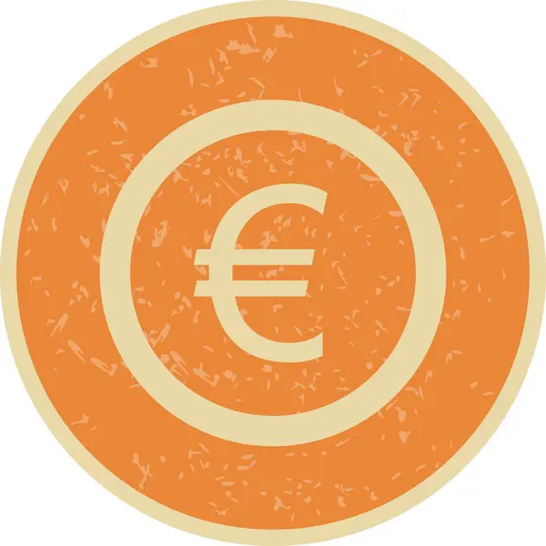 Illustration Icône Euro — Photo