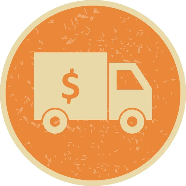 Illustration Security Van Icon — Stock Photo, Image