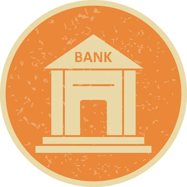 Pictogram voor illustratie Bank — Stockfoto