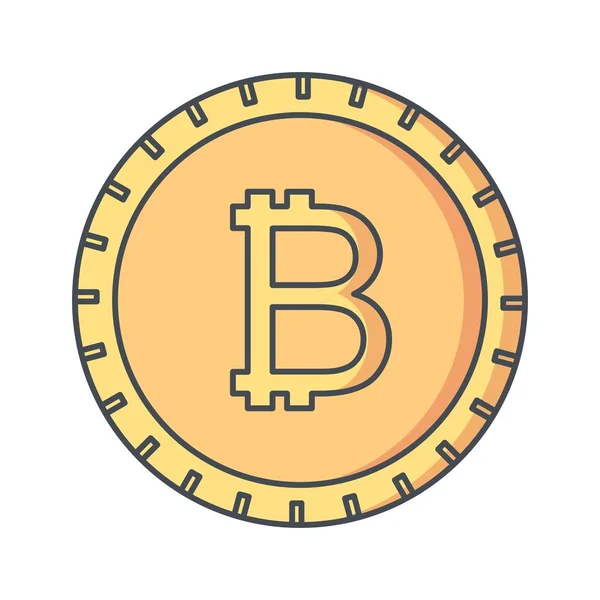 Ilustración Icono de Bitcoin —  Fotos de Stock