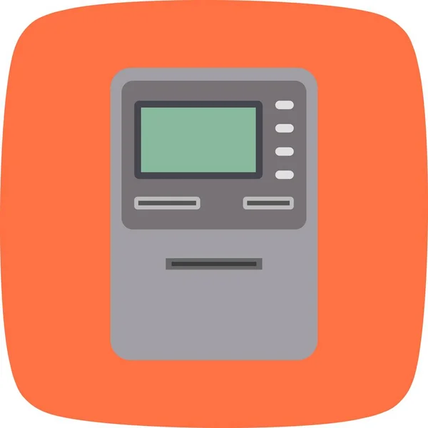 삽화 ATM 기계 아이콘 — 스톡 사진