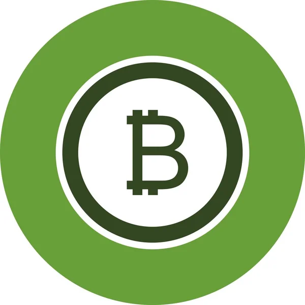 İllüstrasyon Bitcoin Simgesi — Stok fotoğraf