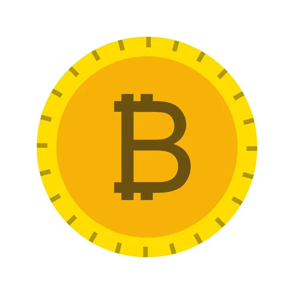 Ilustração Bitcoin Icon — Fotografia de Stock