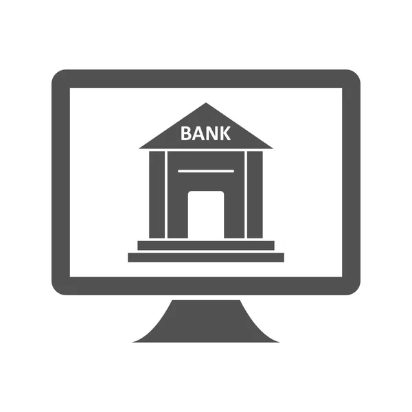 Иллюстрация икона интернет-банкинга — стоковое фото