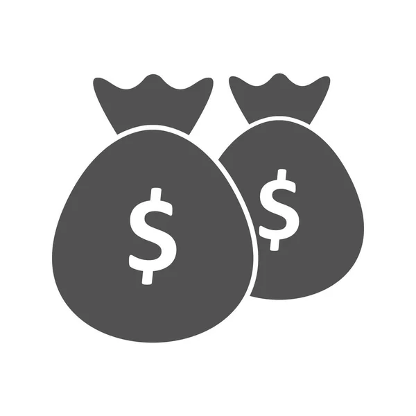 Illustratie geldzakken pictogram — Stockfoto