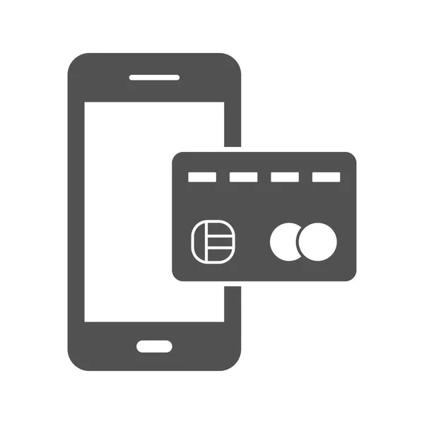 Illustrazione Mobile banking Icona — Foto Stock
