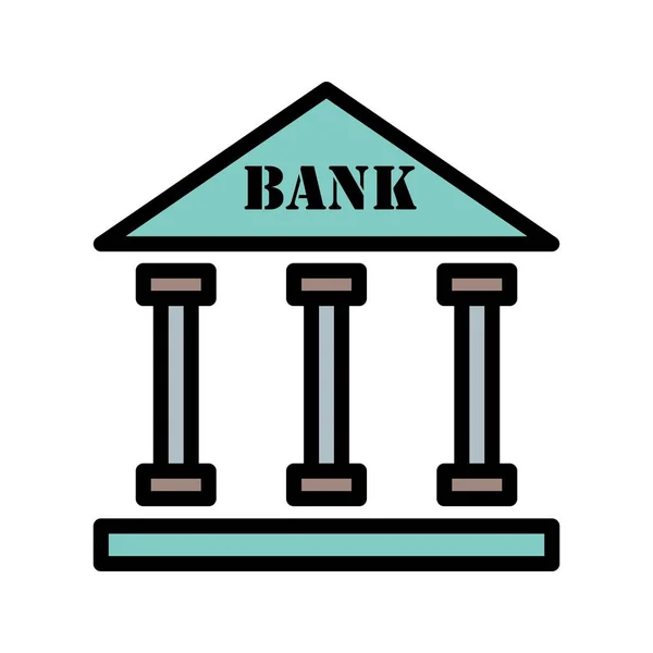 İllüstrasyon Banka Simgesi — Stok fotoğraf