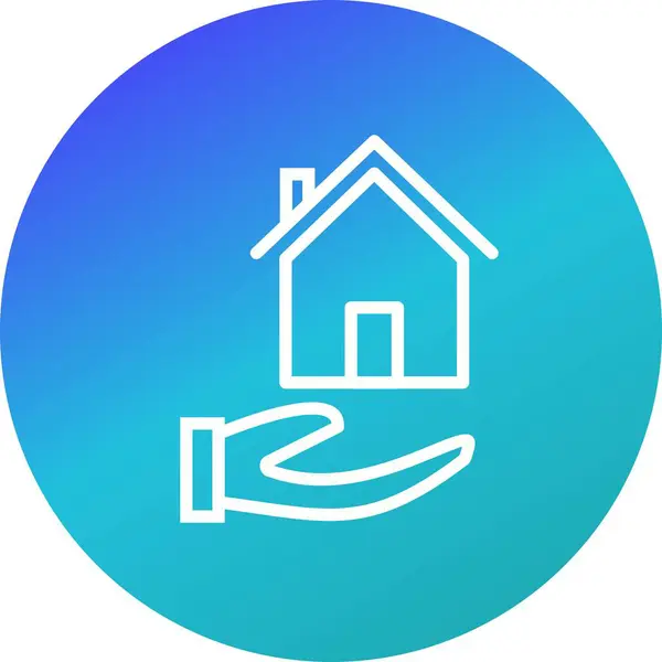 Illustration Mortgage  Icon — Stock Photo, Image