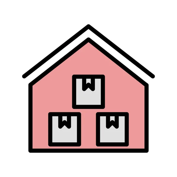 Illustration Storage Warehouse  Icon — Stock Photo, Image