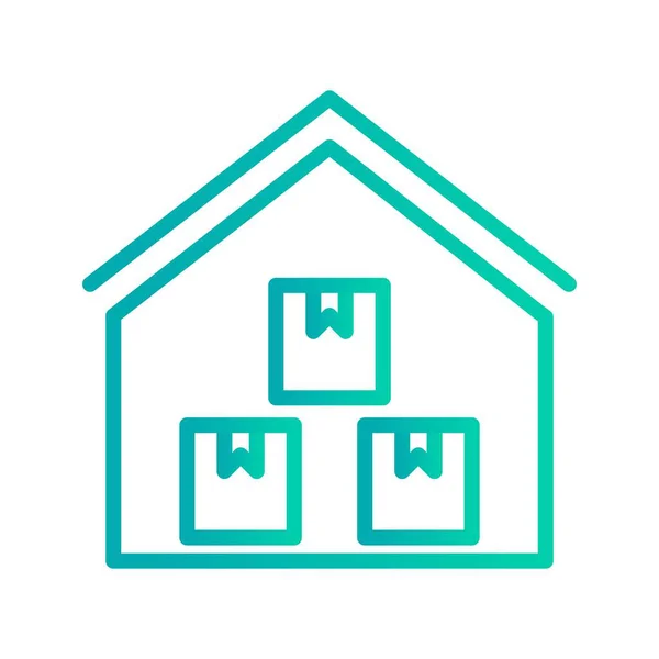 Illustration Storage Warehouse  Icon — Stock Photo, Image