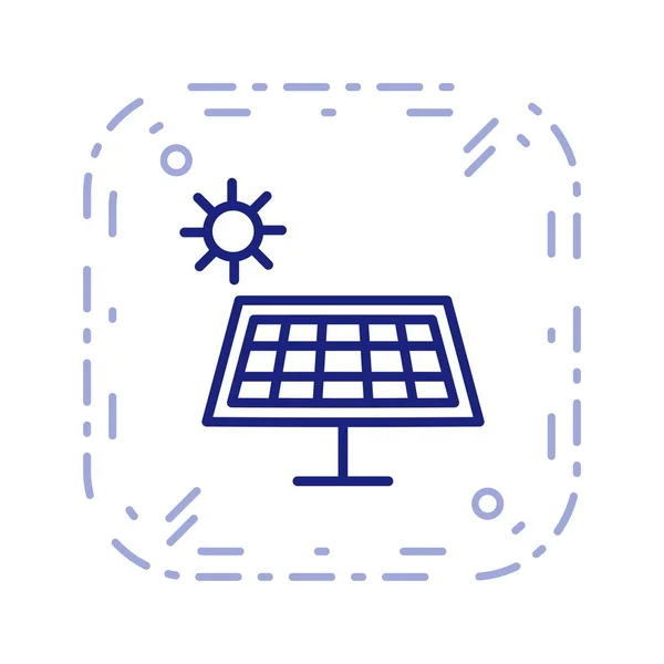 Illustration Solar Energy  Icon — Stock Photo, Image