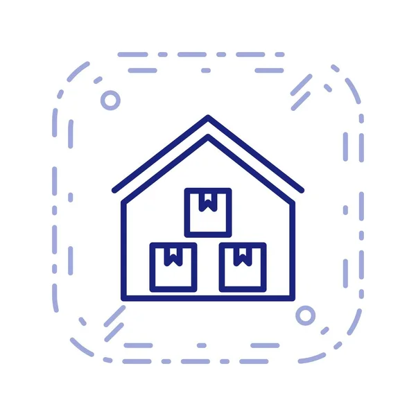 Illustration Storage Warehouse  Icon — Stock Photo, Image