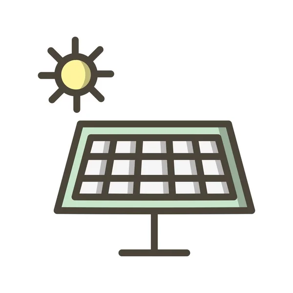 Illustration Solar Energy  Icon — Stock Photo, Image