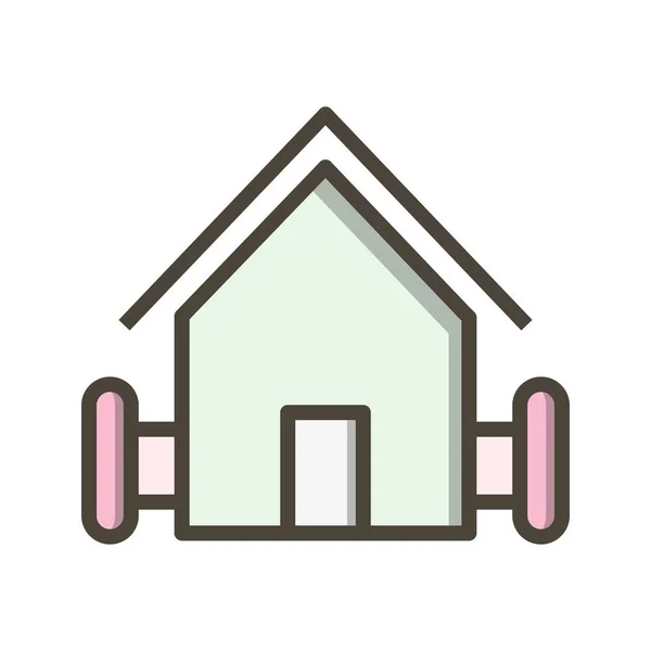 Illustration Farm House  Icon — Stock Photo, Image