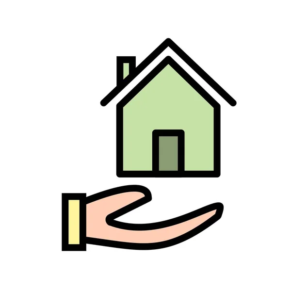 Illustration Mortgage  Icon — Stock Photo, Image