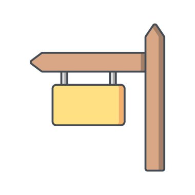 İllüstrasyon İşaret Tahtası Simgesi