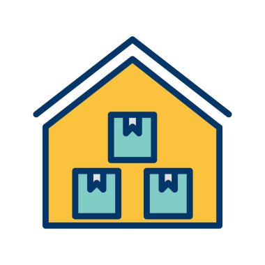 İllüstrasyon Depolama Ambarı Simgesi