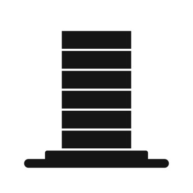 İllüstrasyon Skycraper Simgesi